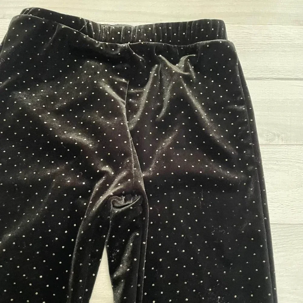habitual baby girl black‎ velour outfit 18 months